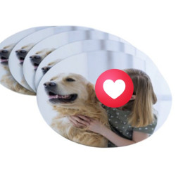 Σουβέρ Στρογγυλό με φωτογραφία