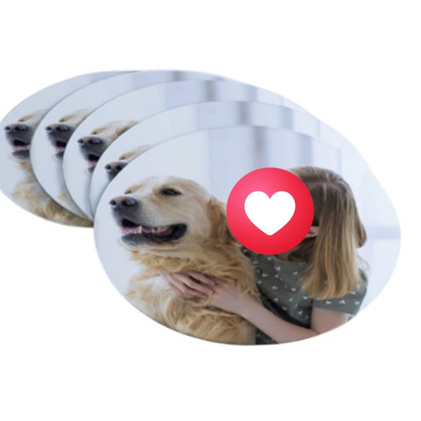 Σουβέρ Στρογγυλό με φωτογραφία