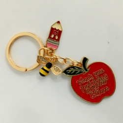 Μπρελόκ με μήλο για δασκάλους/ες