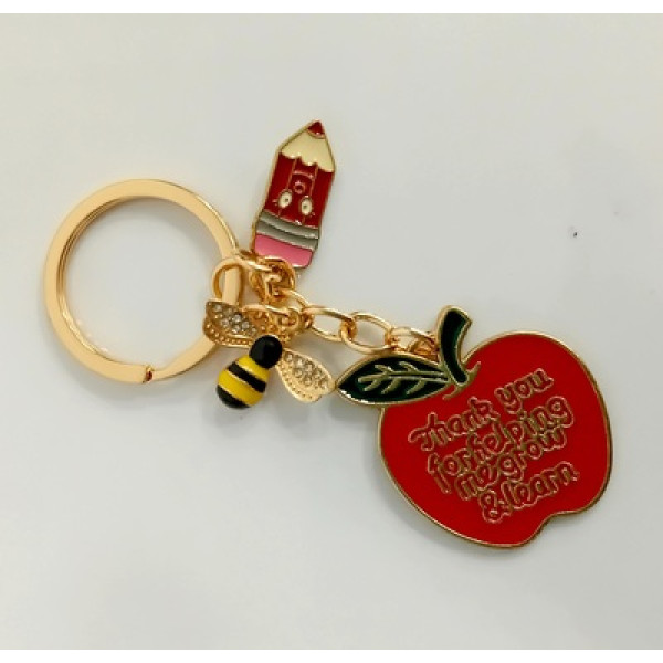 Μπρελόκ με μήλο για δασκάλους/ες