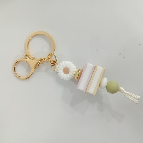 Μπρελόκ σιλικόνης με χάντρες για δασκάλους/ες