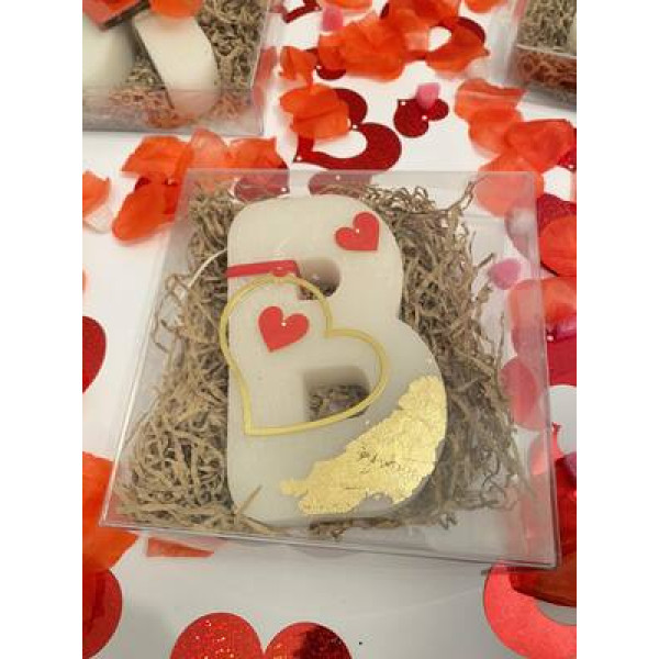 Αρωματικό Χειροποίητο Κερί Μονόγραμμα