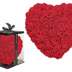 Καρδιά από Τεχνητά Τριαντάφυλλα