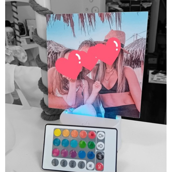 Φωτιστικό Πλέξιγκλας Επιτραπέζιο με χειριστήριο