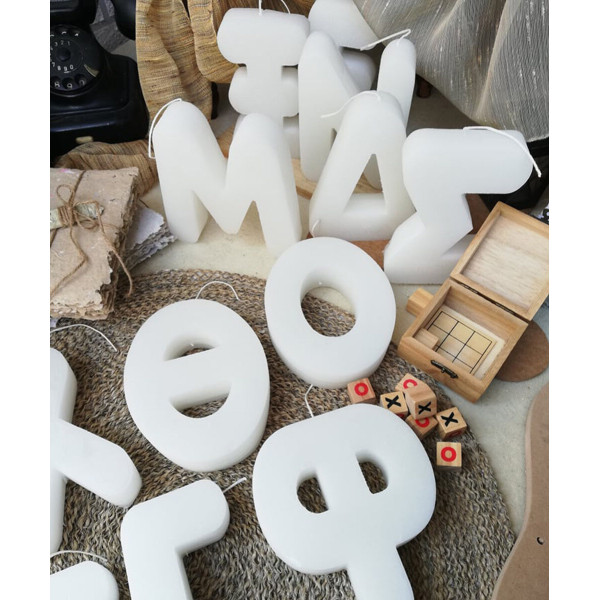 Αρωματικό Χειροποίητο Κερί Μονόγραμμα