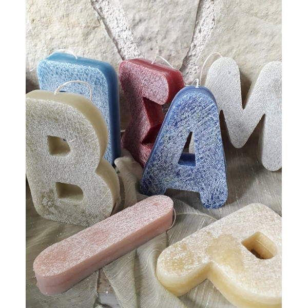 Αρωματικό Χειροποίητο Κερί Μονόγραμμα