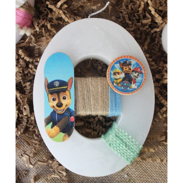 Αρωματική Χειροποίητη Λαμπάδα Μονόγραμμα