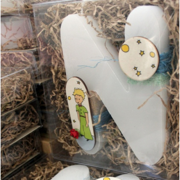 Αρωματική Χειροποίητη Λαμπάδα Μονόγραμμα