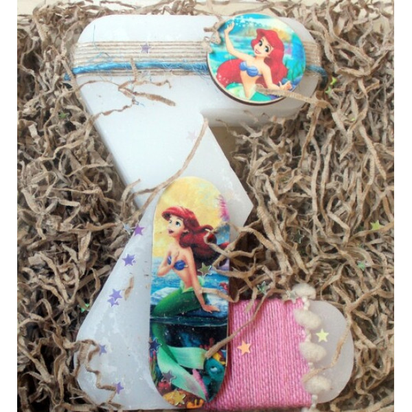 Αρωματική Χειροποίητη Λαμπάδα Μονόγραμμα