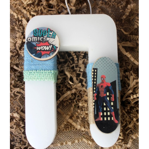 Αρωματική Χειροποίητη Λαμπάδα Μονόγραμμα