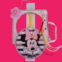 Αρωματική Λαμπάδα με ξύλινη κρεμαστή κατασκευή