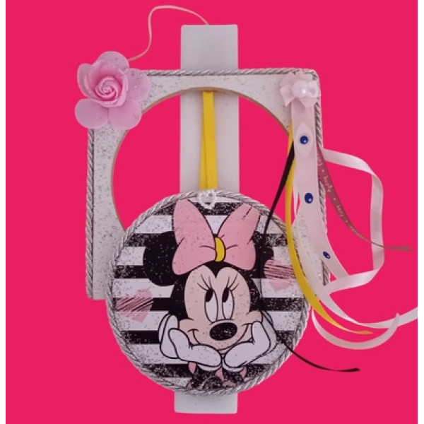 Αρωματική Λαμπάδα με ξύλινη κρεμαστή κατασκευή